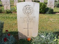 Gaza War Cemetery - Clarke, H